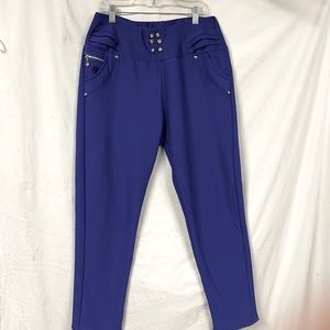 Women blue pants